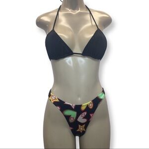 Indecent Proposal Made by Zuliana Hot & Sexy bright wet look bikini set